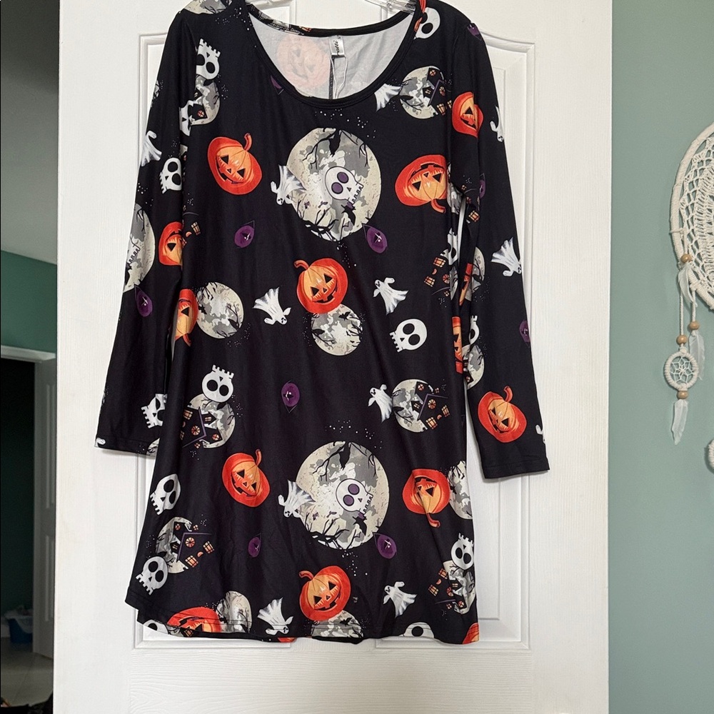 Halloween Themed Black Dress